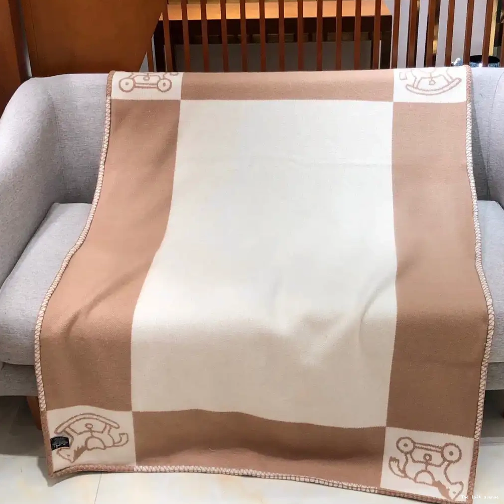 THROW HERMES BABY BLANKET WOOL ADADA AVALON 0702